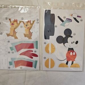 Disney Theme Parks Chip 'n' Dale and Mickey Mouse 3-D Puzzle Set